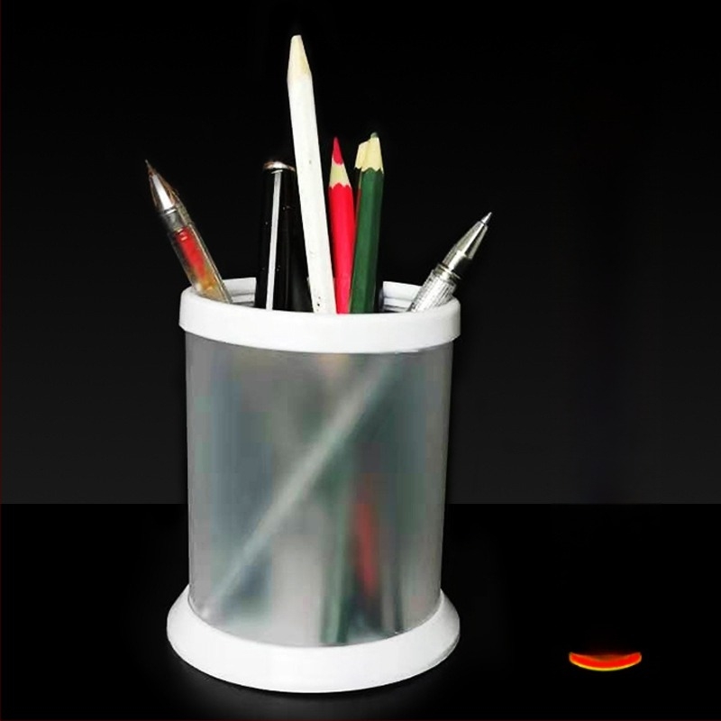 Θήκη για στυλό σε στυλ Ιαπωνίας και Κορέας – DIY δημιουργικό πλαστικό κουτί αποθήκευσης, κυκλικό PP, εκτύπωση λογότυπου, παραμετροποίηση, μοντέλο 12589
