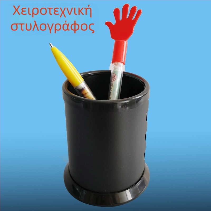 Θήκη για στυλό σε στυλ Ιαπωνίας και Κορέας – DIY δημιουργικό πλαστικό κουτί αποθήκευσης, κυκλικό PP, εκτύπωση λογότυπου, παραμετροποίηση, μοντέλο 12589