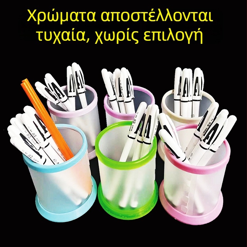 Θήκη για στυλό σε στυλ Ιαπωνίας και Κορέας – DIY δημιουργικό πλαστικό κουτί αποθήκευσης, κυκλικό PP, εκτύπωση λογότυπου, παραμετροποίηση, μοντέλο 12589