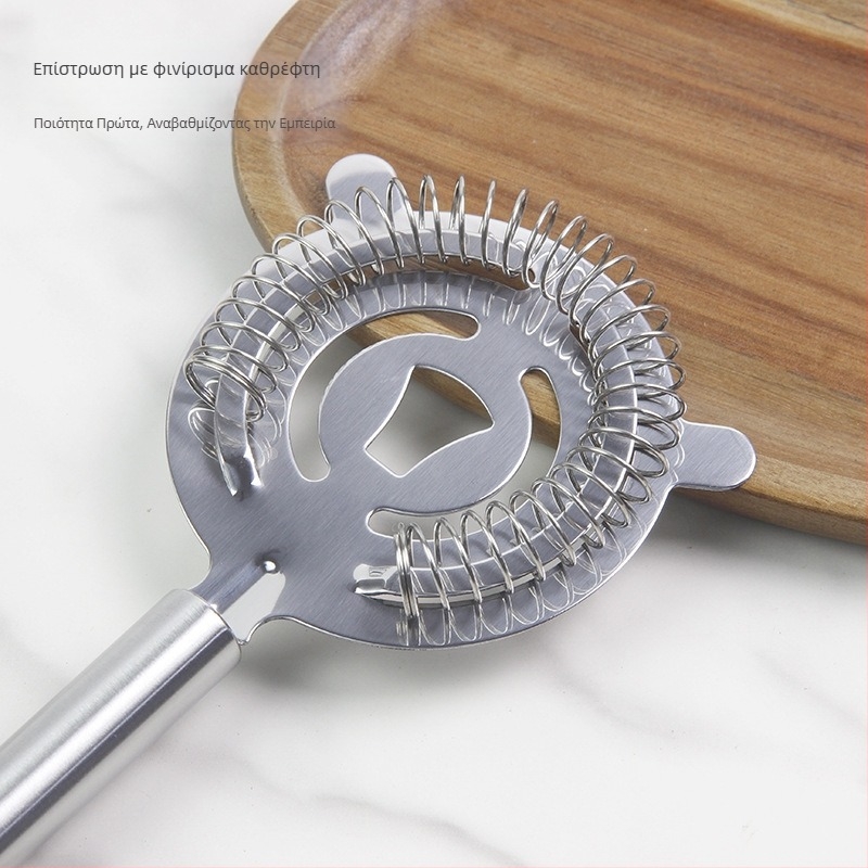 Κοκτέιλ στρείνερ από ανοξείδωτο ατσάλι – φιλτράρισμα πάγου, σειρά Ice Filter, μοντέλο Ice Filter 1, δυνατότητα εκτύπωσης λογότυπου