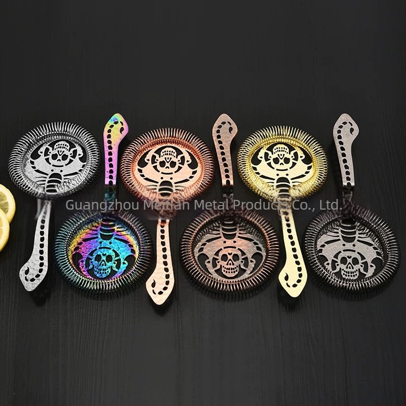 Nobachen Skull Series ανοξείδωτος φίλτρο πάγου για μπαρ