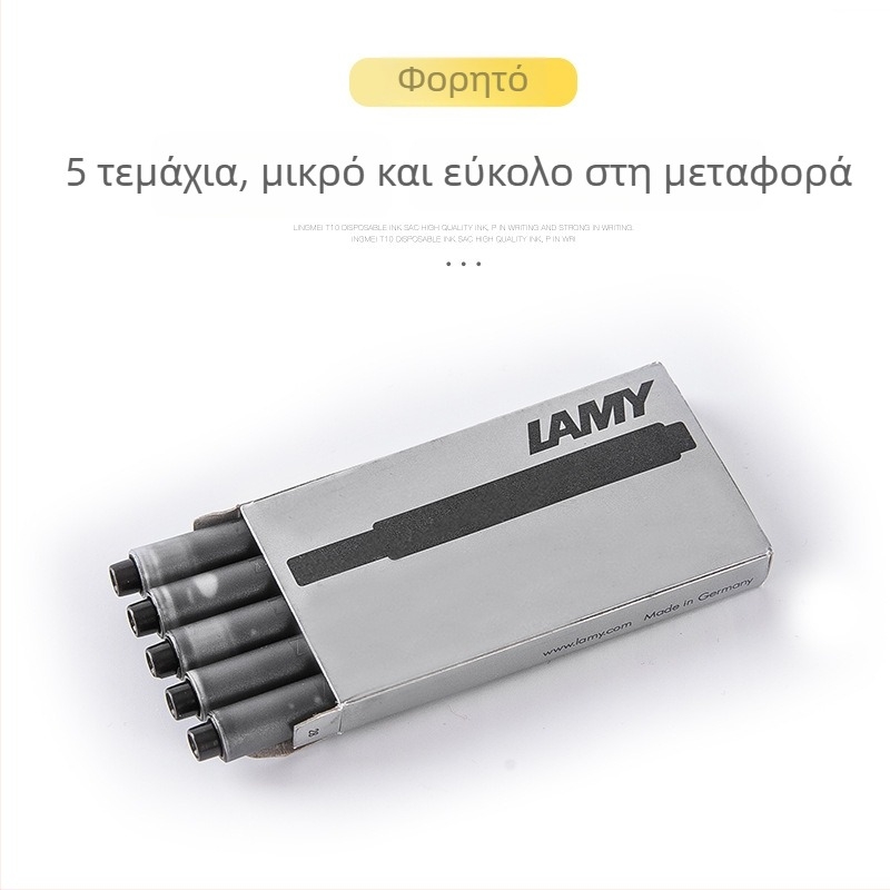 Lingmei Hunter T10 σακούλα μελανιού για φοντάν στυλό, περίβλημα από ρητίνη, σύστημα τροφοδοσίας μελανιού: σακούλα με απορροφητήρα, μοντέλο 011