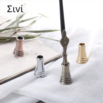 Θήκη στυλό – μεταλλική, ευρωπαϊκού ρετρό στυλ, 3D σχεδίαση για στυλό βύθισης, Round