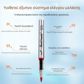 Touchmark Direct Liquid Acrylic Marker Pen σε θήκη στυλό από Oxford ύφασμα – μελάνι 2.4 g