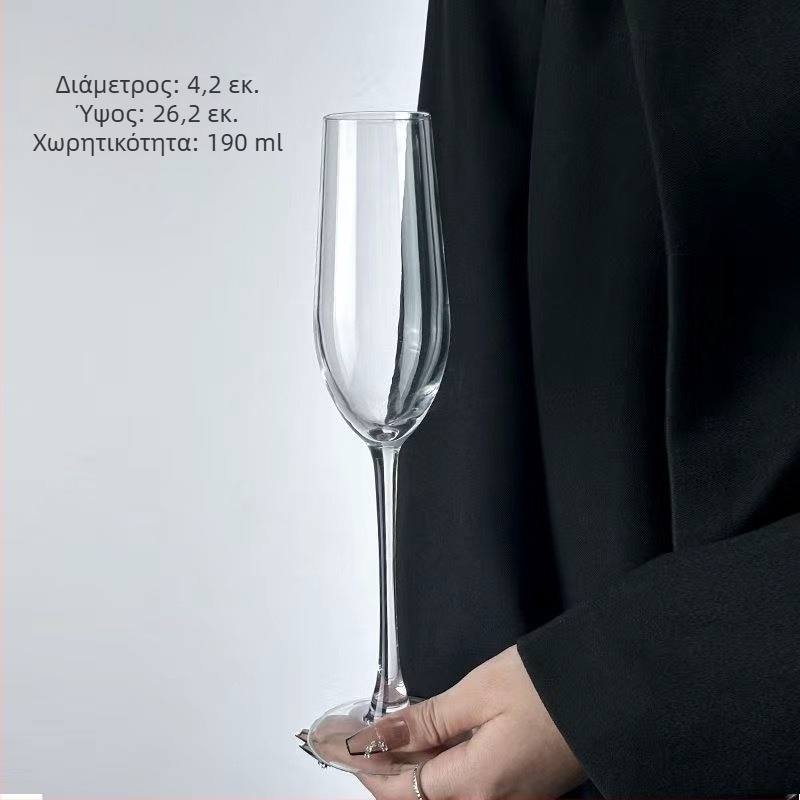 Σετ ποτηριών σαμπάνιας από γυαλί, χωρητικότητα 1000 ml+, συσκευασία δώρου, σχέδιο ζωδιακών σημείων.
