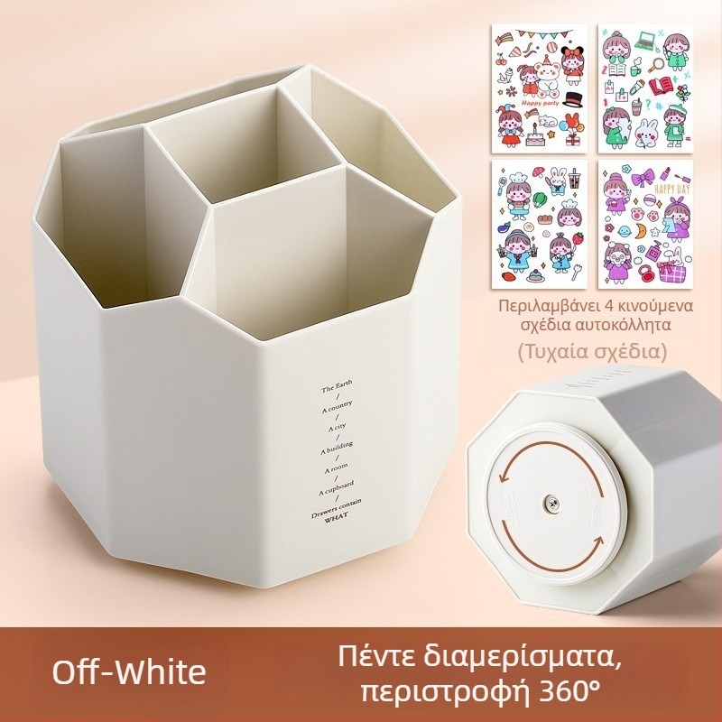 Περιστρεφόμενη θήκη στυλό, εξάγωνικό σχήμα, ABS υλικό, μοντέλο FZ-2469-5M