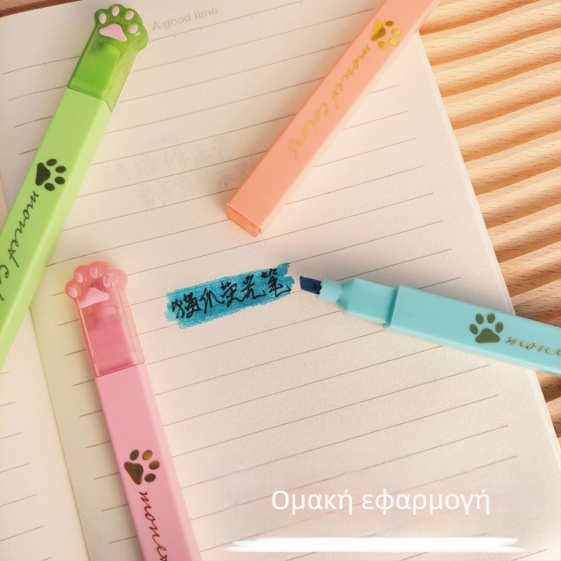 Υπογραμμιστικός μαρκαδόρος με κεκλιμένη κεφαλή, παχιά άκρη, μεγάλης χωρητικότητας, μοντέλο 12; πλαστικό περίβλημα; συσκευασία σε κουτί; 5 τεμάχια ανά κουτί