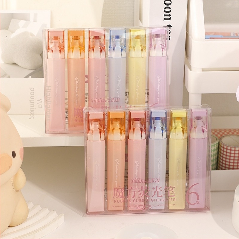 Mahe σετ glitter highlighter με PVC, μοντέλο MHP010041, 144 τεμάχια, συσκευασία σε κουτί PVC