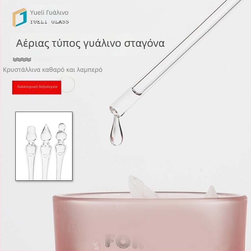 Αεριο-λειτουργούμενο γυάλινο σταγονόμετρο για γευσιγνωσία ουίσκι, σταγονόμετρο για άρωμα, Yueli, υλικό γυαλί, στυλ μοντέρνο μινιμαλιστικό, μονή συσκευασία