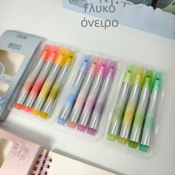 Αυθεντικοί υπογραμμιστές γραφείου από τη σειρά Αρώματος, φιλικοί προς τα μάτια, πολλών χρωμάτων για ημερολόγιο