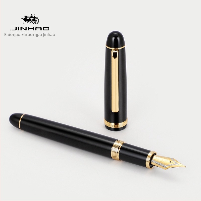Jinhao X350 μεταλλικός στυλογράφος – iridium nib, σύστημα μελανιού 2,6 mm, εκτυπωμένο λογότυπο