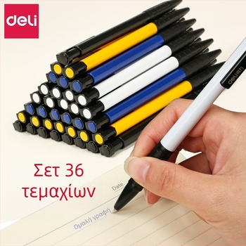 Deli 6546 στυλό με μηχανισμό ώθησης