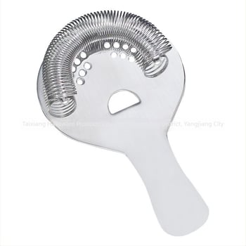 Φίλτρο πάγου για κοκτέιλ από ανοξείδωτο ατσάλι με φινίρισμα καθρέφτη, δυνατότητα προσαρμογής και εκτύπωσης λογότυπου