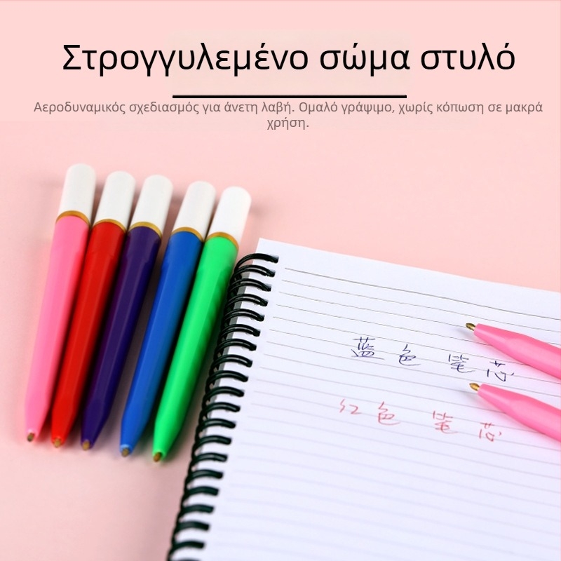 Ballpoint pen με σχέδιο στροβιλ, Double Leaf Stationery, νοσταλγικός κλασικός στυλ, μη εισαγόμενο