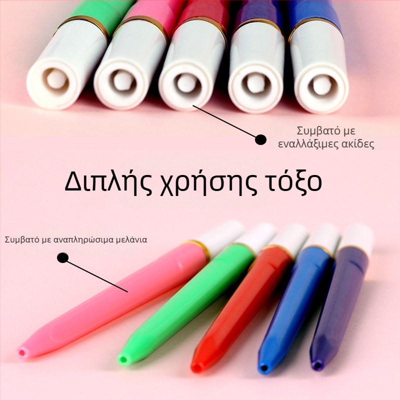 Ballpoint pen με σχέδιο στροβιλ, Double Leaf Stationery, νοσταλγικός κλασικός στυλ, μη εισαγόμενο