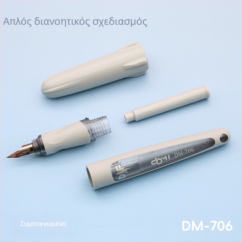 Dongmi DM-706 παιδικό στυλό με EF μύτη από ανοξείδωτο ατσάλι, ανταλλακτικός μελάνι κάψουλα για εξάσκηση γραφής