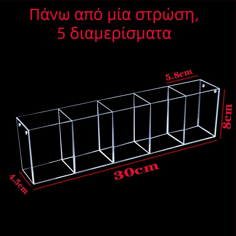 Βάση στυλό από οργανικό γυαλί, μοντέλο 02, διαμορφώσεις 4-θεσεων / 8-θεσεων / 12-θεσεων