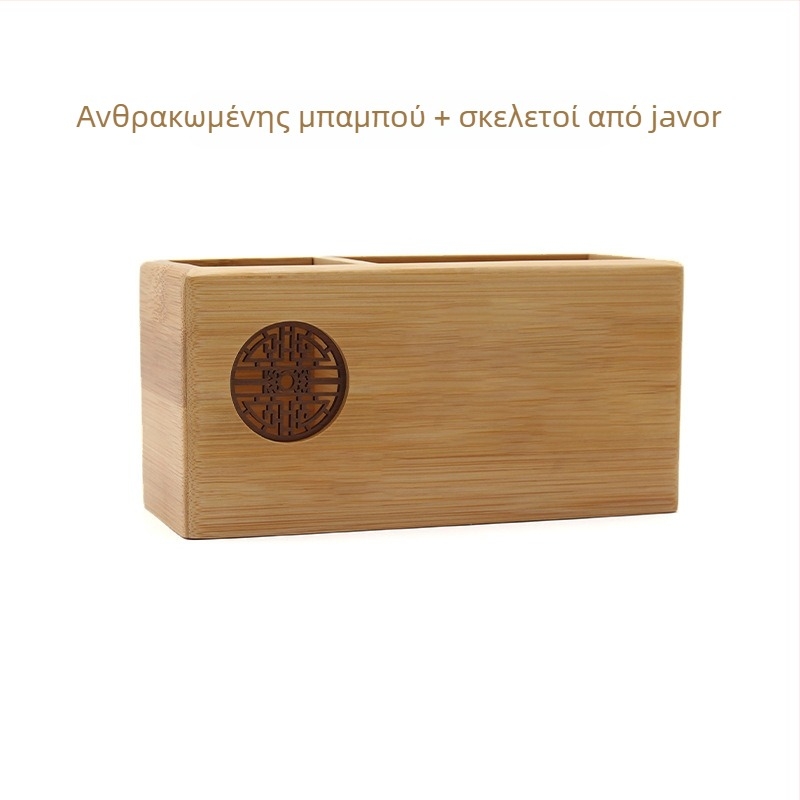 Ξύλινη τετράγωνη βάση για στυλό με χαρακτικό και εκτύπωση λογότυπου, ιδανικό δώρο αποφοίτησης και επιχειρηματικό δώρο.