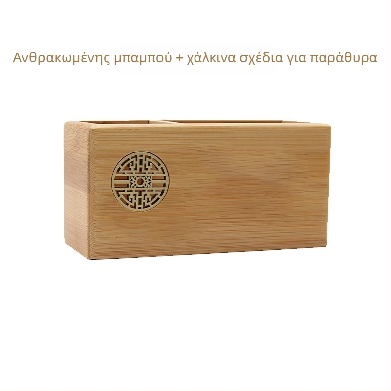 Ξύλινη τετράγωνη βάση για στυλό με χαρακτικό και εκτύπωση λογότυπου, ιδανικό δώρο αποφοίτησης και επιχειρηματικό δώρο.