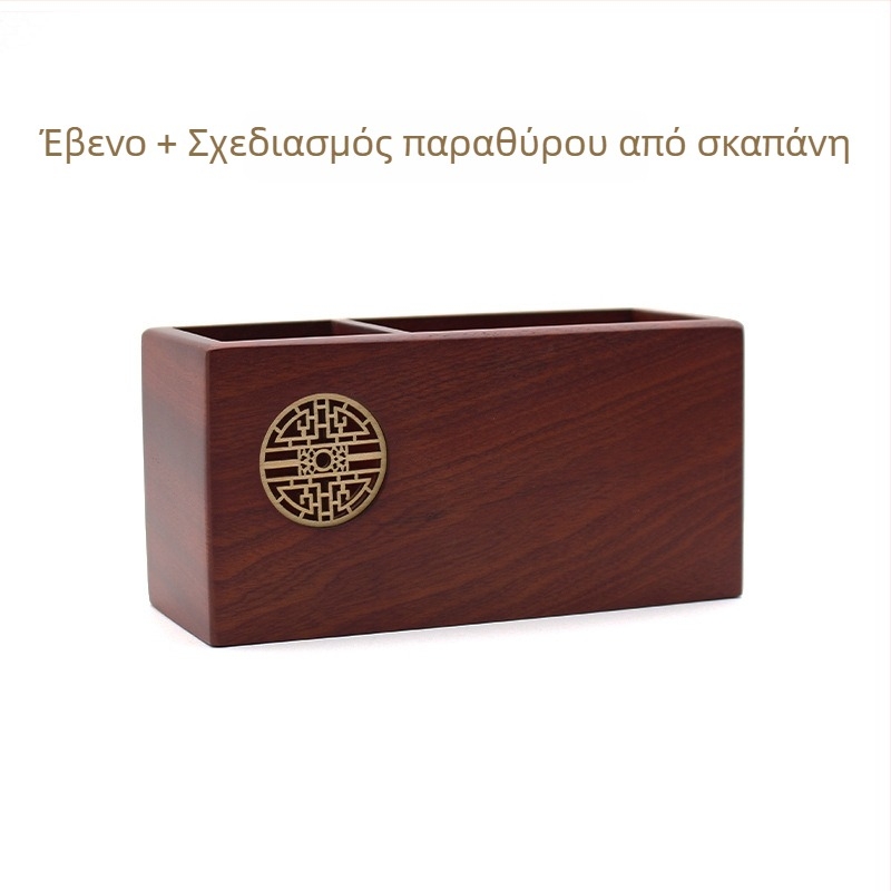 Ξύλινη τετράγωνη βάση για στυλό με χαρακτικό και εκτύπωση λογότυπου, ιδανικό δώρο αποφοίτησης και επιχειρηματικό δώρο.