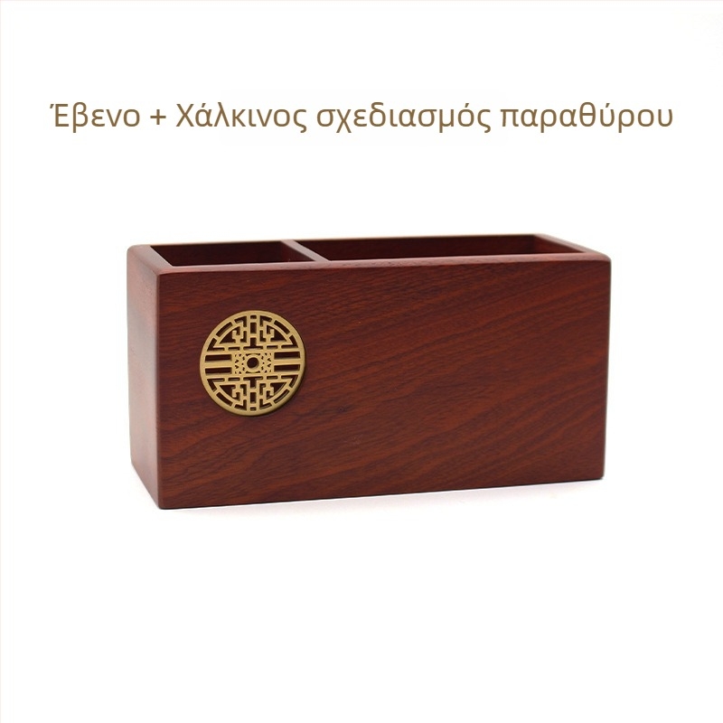 Ξύλινη τετράγωνη βάση για στυλό με χαρακτικό και εκτύπωση λογότυπου, ιδανικό δώρο αποφοίτησης και επιχειρηματικό δώρο.