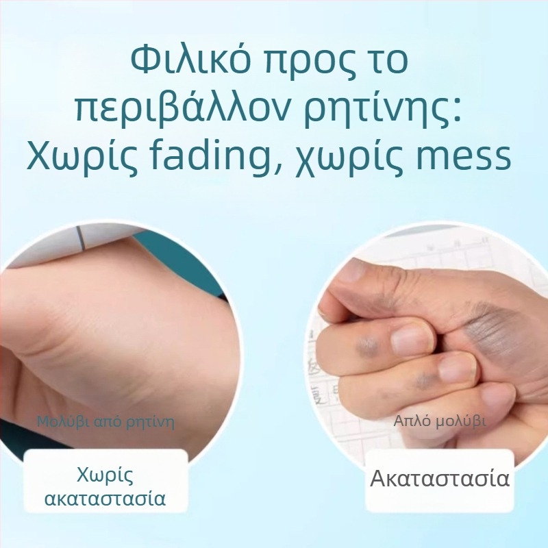 Τριγωνικό μολύβι ρητίνης με 2B γραφίτη – για μαθητές δημοτικού, γραφή, σκίτσο και ζωγραφική