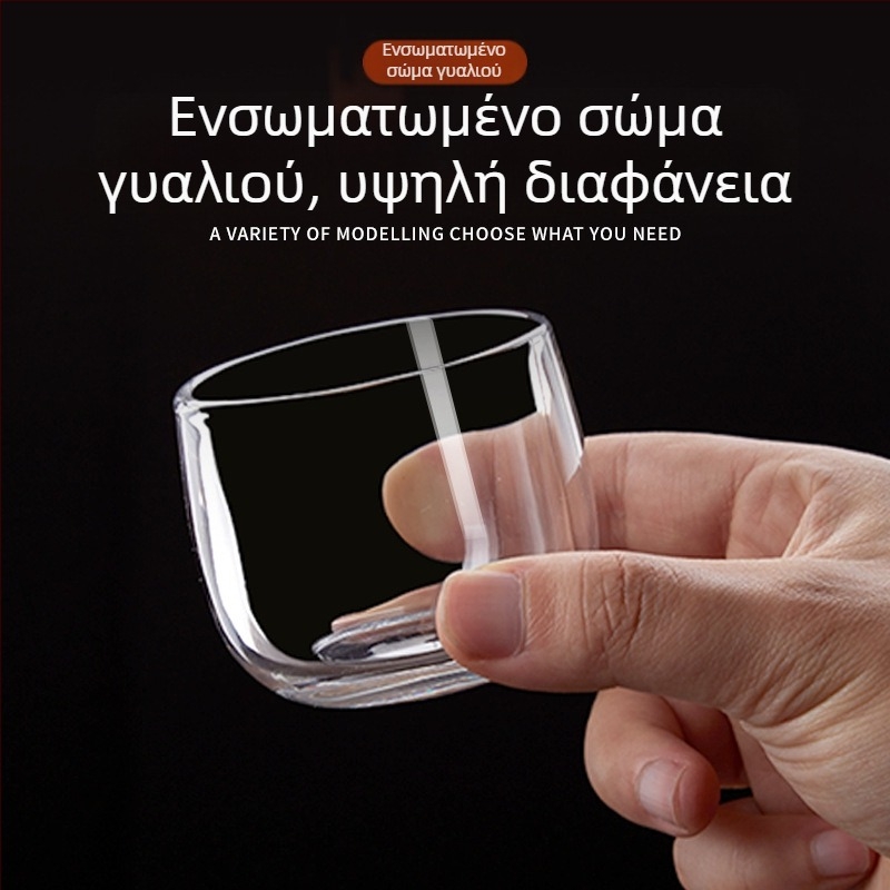Ποτήρι κρασιού από γυαλί με παχύτερο ανθεκτικό σώμα, διαφανές, χωρητικότητα έως 100 ml, δυνατότητα εκτύπωσης λογότυπου