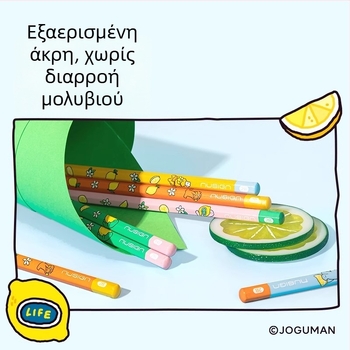 Μολύβι NS803-2BQ εξάγωνο HB/2B, κουτί, 10 τεμάχια