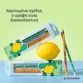 Μολύβι NS803-2BQ εξάγωνο HB/2B, κουτί, 10 τεμάχια