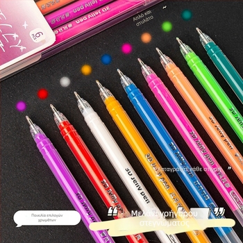 3D Jelly Pen, πλαστικό σώμα, 6 τεμάχια ανά κουτί, με μία άκρη