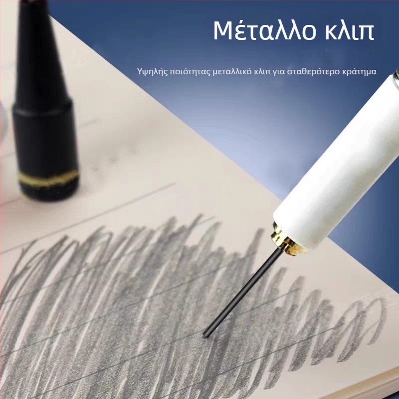 Μηχανικό μολύβι με χαμηλό κέντρο βάρους, αυτόματη προώθηση μολύβδου, αντίσταση στο σπάσιμο του μολύβδου, μοντέλο J6919/J6920