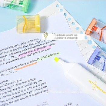 Odeme Highlighter 188 - Μαλακή Άκρη, Προστασία Ματιών, Μεγάλη Χωρητικότητα, Συσκευασμένο σε Κουτί