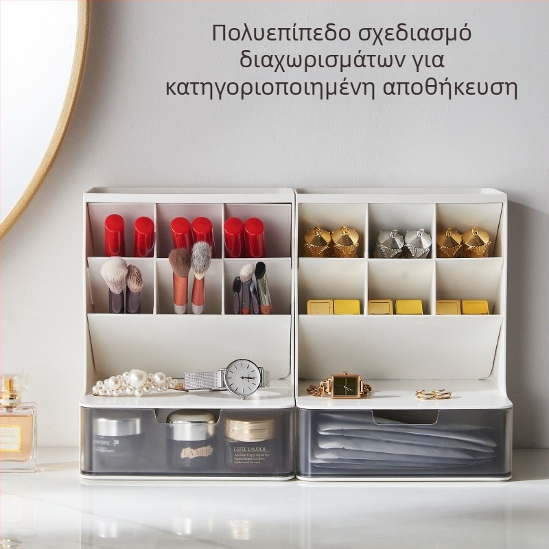 0128 Θήκη για στυλό γραφείου με κεκλιμένη είσοδο και συρόμενο χώρο αποθήκευσης, ABS πλαστικό, μοντέρνο μινιμαλιστικό στυλ, χωρητικότητα 1 στυλό