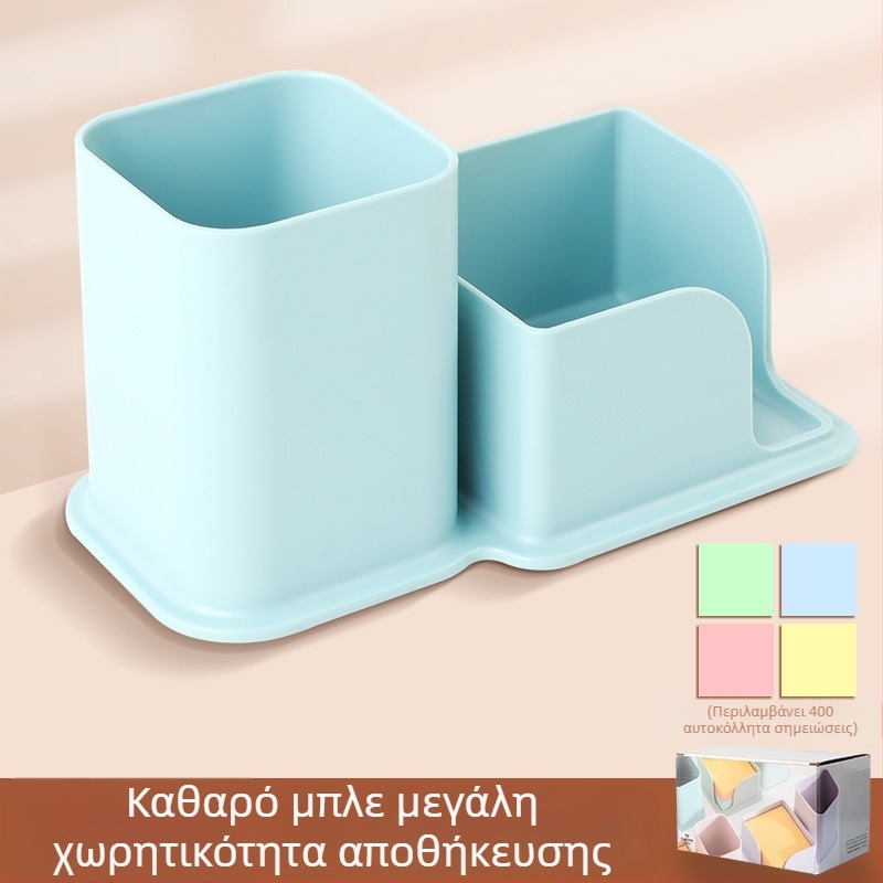 Θήκη στυλό με κεκλιμένο ένθετο, σκανδιναβικός μινιμαλιστικός διαφανής σχεδιασμός, PP υλικό, τετράγωνο σχήμα, μοντέλο CY7040, κωδικός 639433889945