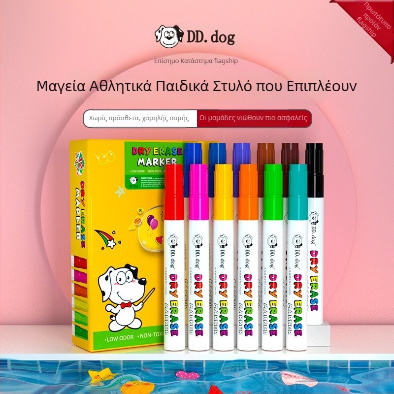 Προϊον παιδικός μαρκαδόρος για λευκό πίνακα DW228, πλαστικό περίβλημα, γραμμή 1–2 mm, διαγράψιμος