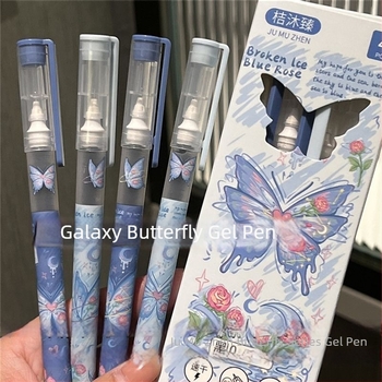 Μπαλοπίντ στυλό με άμεσο υγρό μελάνι, σειρά Butterfly, πλαστικό σώμα, μη διαγράψιμο, άκρη: άλλες ύλες