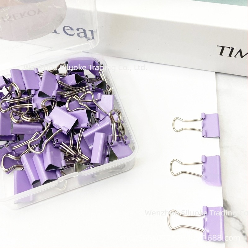 Κλιπ με μακριά ουρά, σχέδιο dovetail, μεταλλική κατασκευή, κλιπ γραφείου για έγγραφα