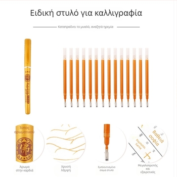 Αναπλήρωση στυλό σχεδίασης και χρωματισμού, γραμμή 0.7 mm, πλαστικό σώμα, μεγάλης χωρητικότητας