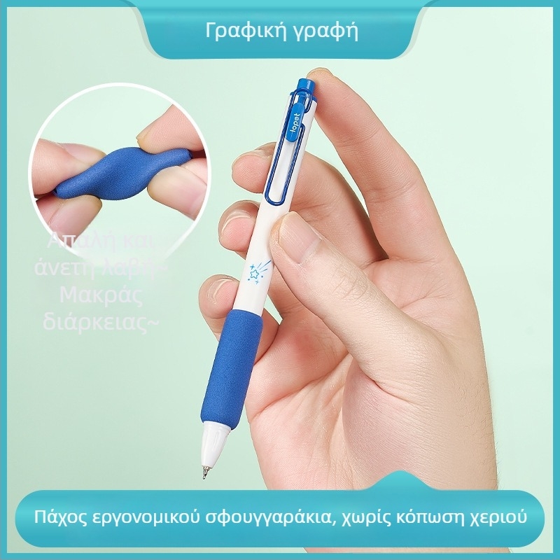 Γέλη στυλό με μαλακή λαβή για υπογραφές γιατρών και νοσηλευτών – Lt-2062, πλαστικό περίβλημα, άκρη από ανοξείδωτο ατσάλι, μη διαγράφεται