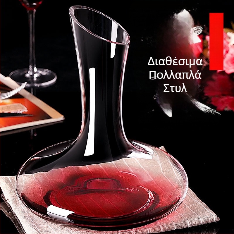Δεκαντέρ κρασιού, γυάλινο, μοντέρνο μινιμαλιστικό στυλ, χωρητικότητα 1000 ml και άνω, κυκλοφόρησε την άνοιξη του 2023