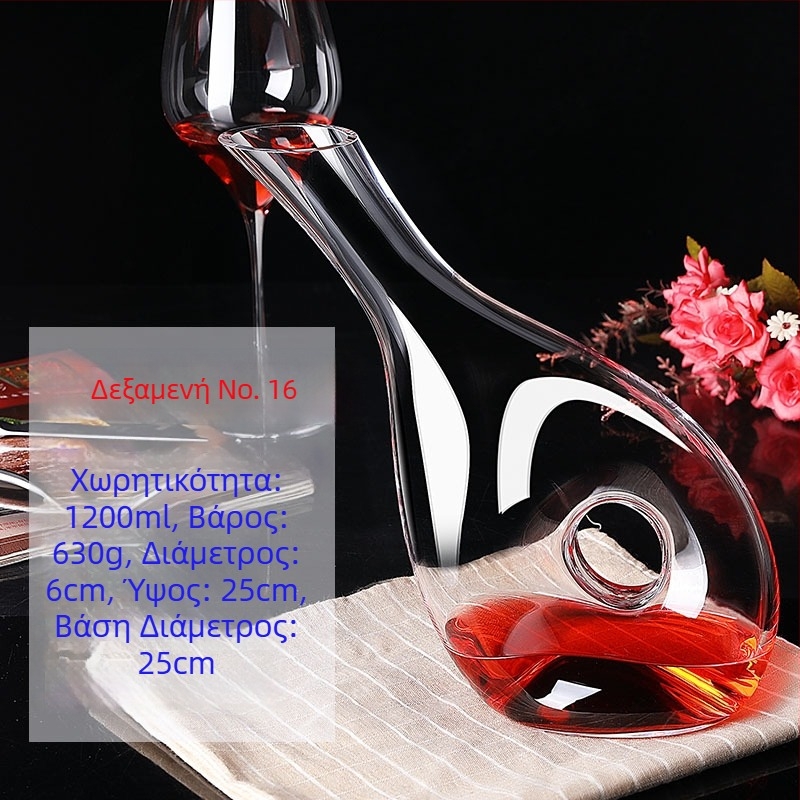 Δεκαντέρ κρασιού, γυάλινο, μοντέρνο μινιμαλιστικό στυλ, χωρητικότητα 1000 ml και άνω, κυκλοφόρησε την άνοιξη του 2023
