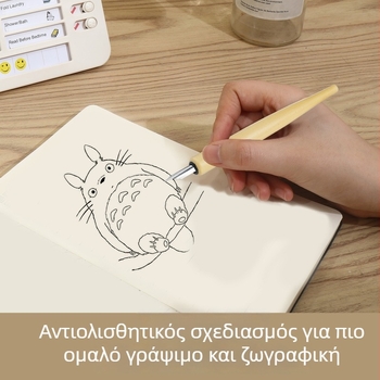 Σετ στυλό βύθισης – Ξύλινο σώμα, ακρή από ανοξείδωτο ατσάλι, WD368, αντικαταστάσιμες άκρες, σύστημα βύθισης με μελάνι