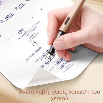 Kaba Bear Kapy καλλιγραφικό στυλό με τριγωνική λαβή και ανταλλάξινο σακουλάκι μελανιού, μοντέλο KBX-6373, για μαθητές τρίτης τάξης