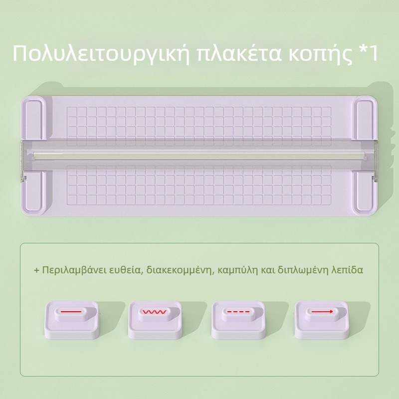 4-σε-1 κοπτικό χαρτιού, κοπή σε δύο κατευθύνσεις, πλαστική κατασκευή, μέγιστο μέγεθος κοπής Α4, μάρκα No Worries