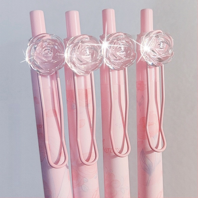 Γέλη στυλό – θεματική με ρομαντικό ύφος για κορίτσια, γρήγορο στέγνωμα και ομαλό γράψιμο για εξάσκηση, για μαθητές γυμνασίου; Μάρκα: xcc; Σειρά: Romantic; Κέλυφος: Πλαστικό; Μη διαγράψιμο; Άκρη: Ανοξείδωτο ατσάλι