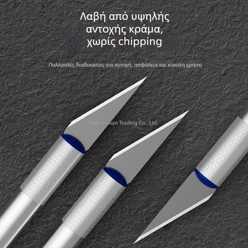 Κόφτης χειροτεχνίας με πυρήνα αλουμινίου ράβδου και λεπίδα από κράμα χάλυβα, βάρος 10, μήκος 10