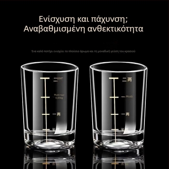 Ποτήρι για οινοπνευματώδη από θερμοσκληρυμένο γυαλί, χωρητικότητας 1000 ml ή περισσότερο, απλός σχεδιασμός