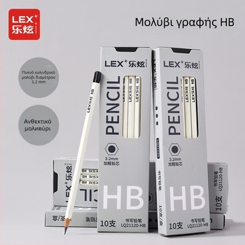 Εξάγωνο ξύλινο μολύβι HB με διόρθωση λαβής, 3,2 mm πάχος γραφίτη για γραφή σε δημοτικό σχολείο