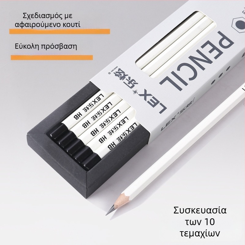 Εξάγωνο ξύλινο μολύβι HB με διόρθωση λαβής, 3,2 mm πάχος γραφίτη για γραφή σε δημοτικό σχολείο