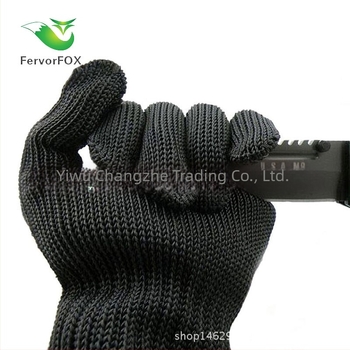 FerovrFox Ενισχυμένα γάντια από ατσάλι με σύρμα, αντίσταση στην τομή επιπέδου 5, 100 g